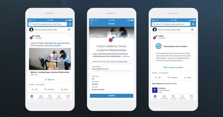 Quảng cáo bất động sản trên Linkedin