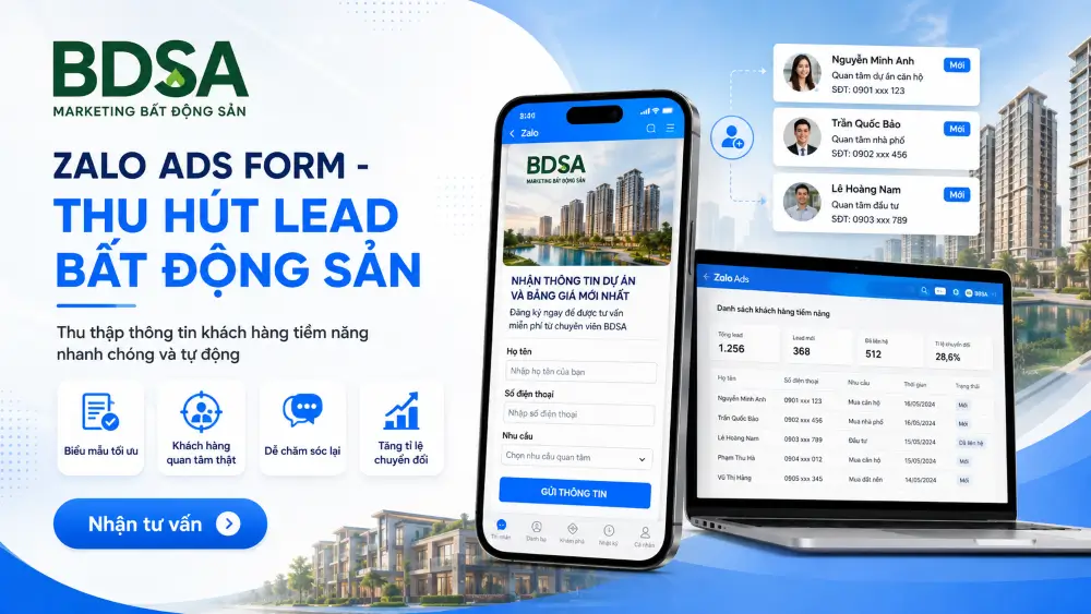 Zalo Official Account và chăm sóc khách hàng bất động sản