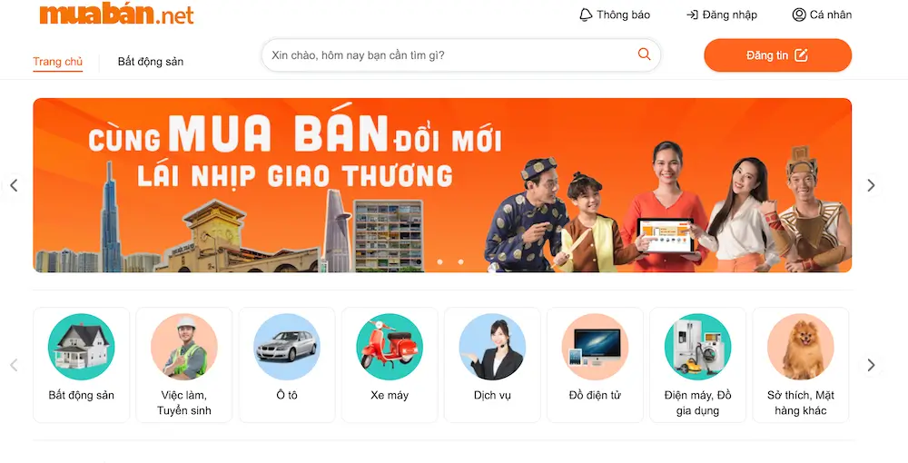 rao vặt bds trên muaban net